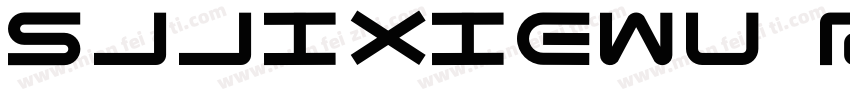 sjjixiewu regular字体转换